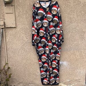 Dec.25th Ugly Christmas Sweater Jumper Kitty Cats Sz XXL Pajamas